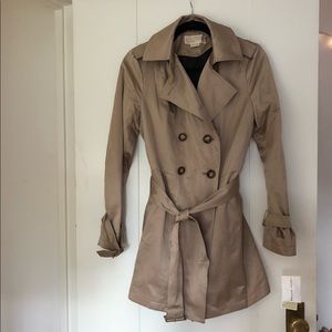 MICHAEL Michael Kors size small khaki trench coat